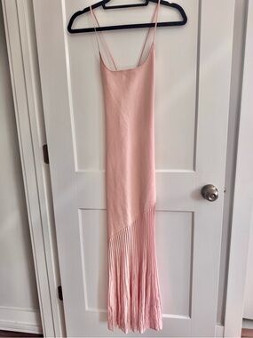 Zara Pink Combination Knit Midi size S